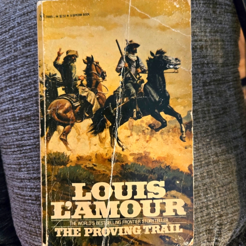 Louis L'Amour 'The Proving Trail' Vintage Paperback Book